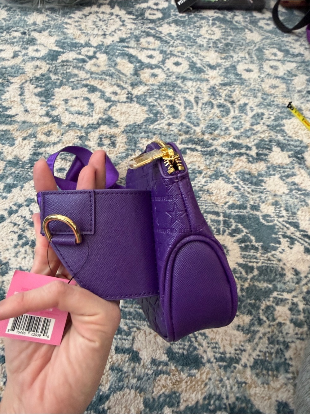 Jeffree Star Purple Star Accent Crossbody Belt Bag - Picture 5 of 12